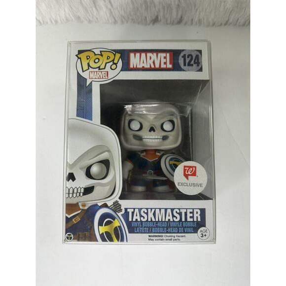 Funko Pop‎ Marvel Taskmaster #124 Walgreens Exclusive New With Protector - Picture 1 of 8
